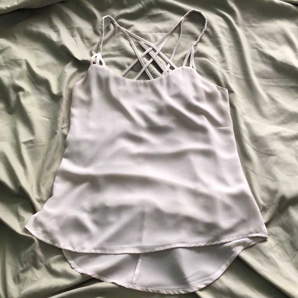 Taupe tanktop from Foreign Exchange